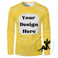 Yellow Faux Bleach Long Sleeve