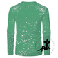 Green Faux Bleach Long Sleeve